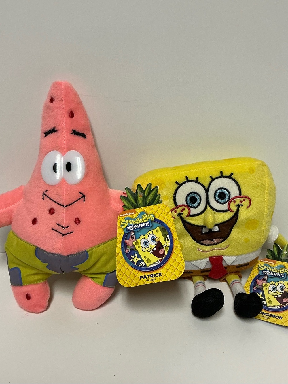 SpongeBob SquarePants Nanco Plush Set with Tags Sick Patrick Nickelodeon